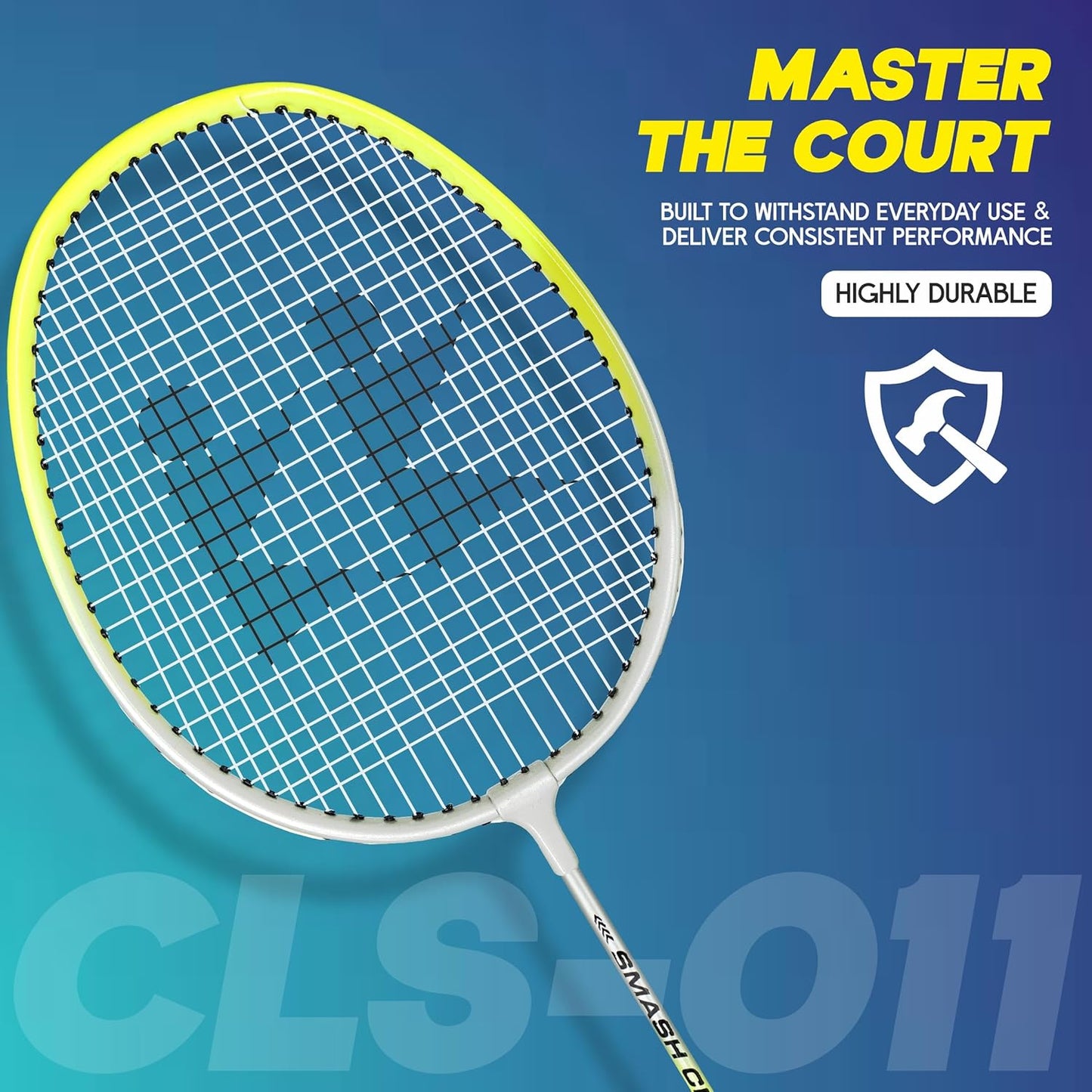 مضرب تنس الريشة Konex خفيف الوزن مصنوع من الألومنيوم المركب مع غطاء مجاني | للمبتدئين واللاعبين المتوسطين