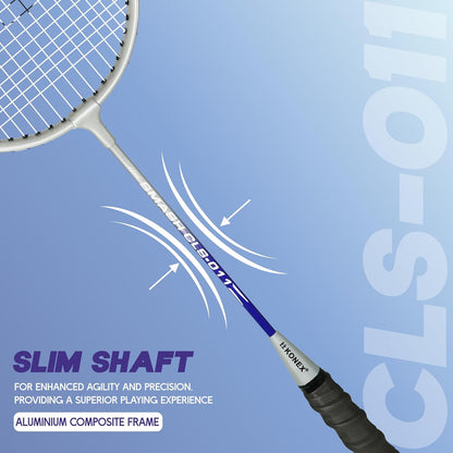 مضرب تنس الريشة Konex خفيف الوزن مصنوع من الألومنيوم المركب مع غطاء مجاني | للمبتدئين واللاعبين المتوسطين