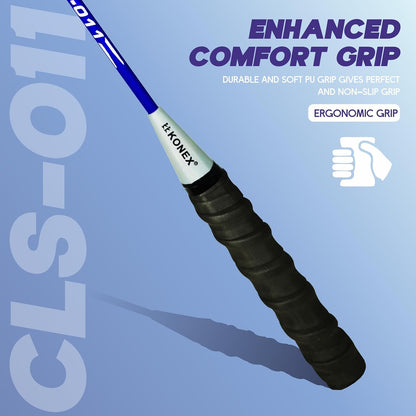 مضرب تنس الريشة Konex خفيف الوزن مصنوع من الألومنيوم المركب مع غطاء مجاني | للمبتدئين واللاعبين المتوسطين