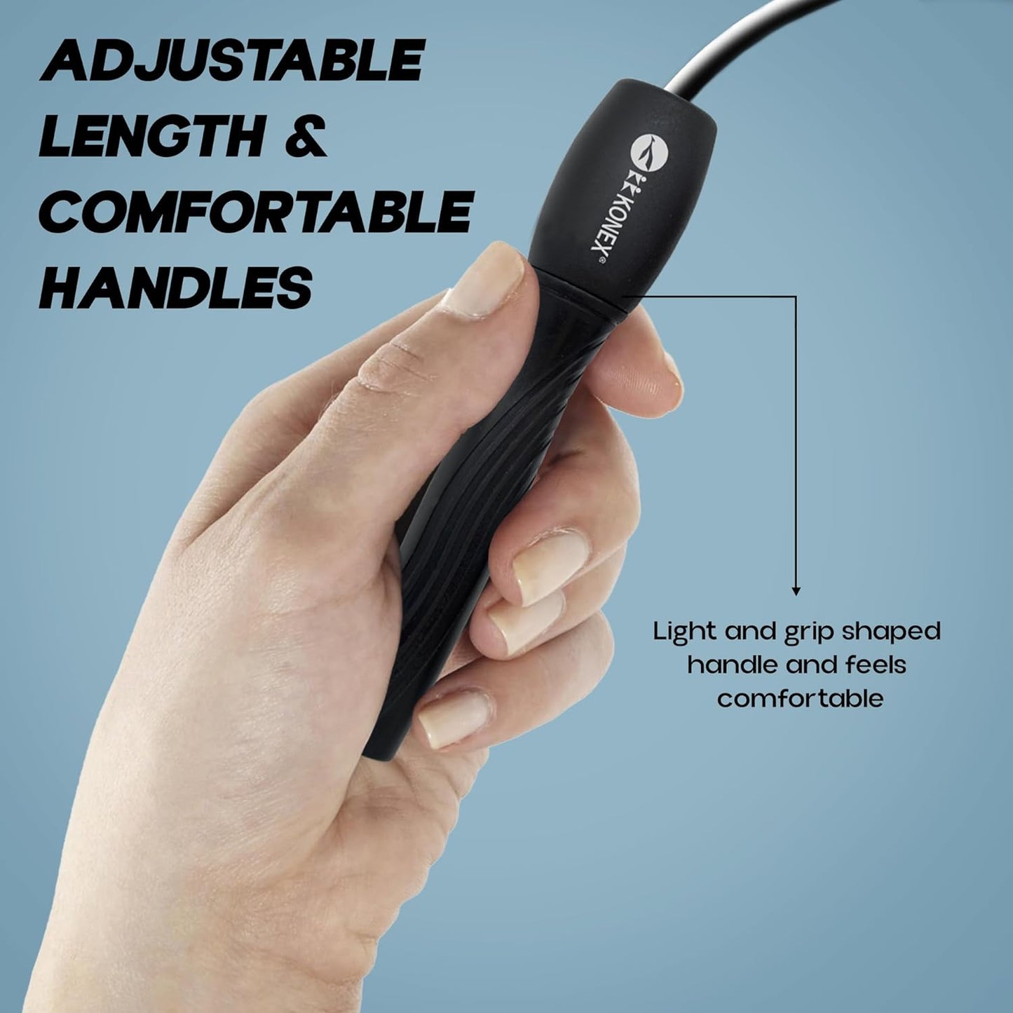 حبل القفز Konex للرجال والنساء حبل القفز