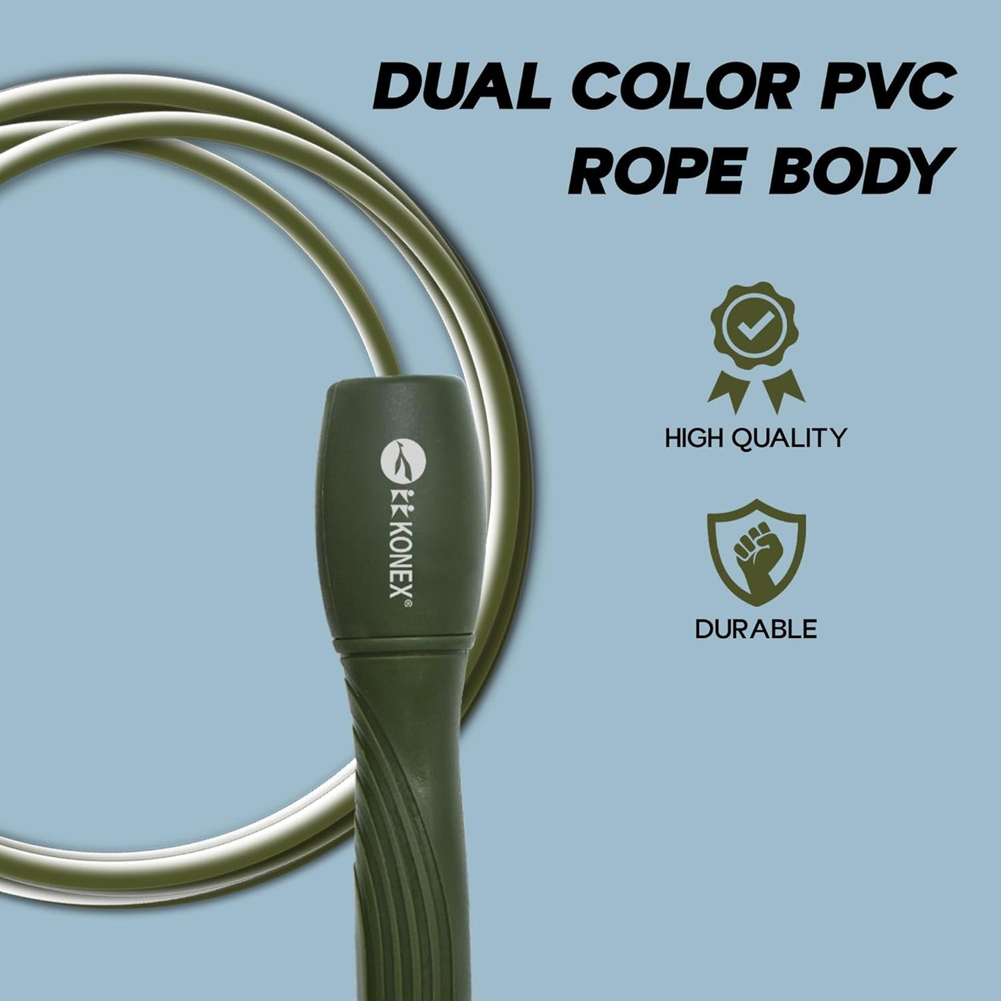 حبل القفز Konex للرجال والنساء حبل القفز